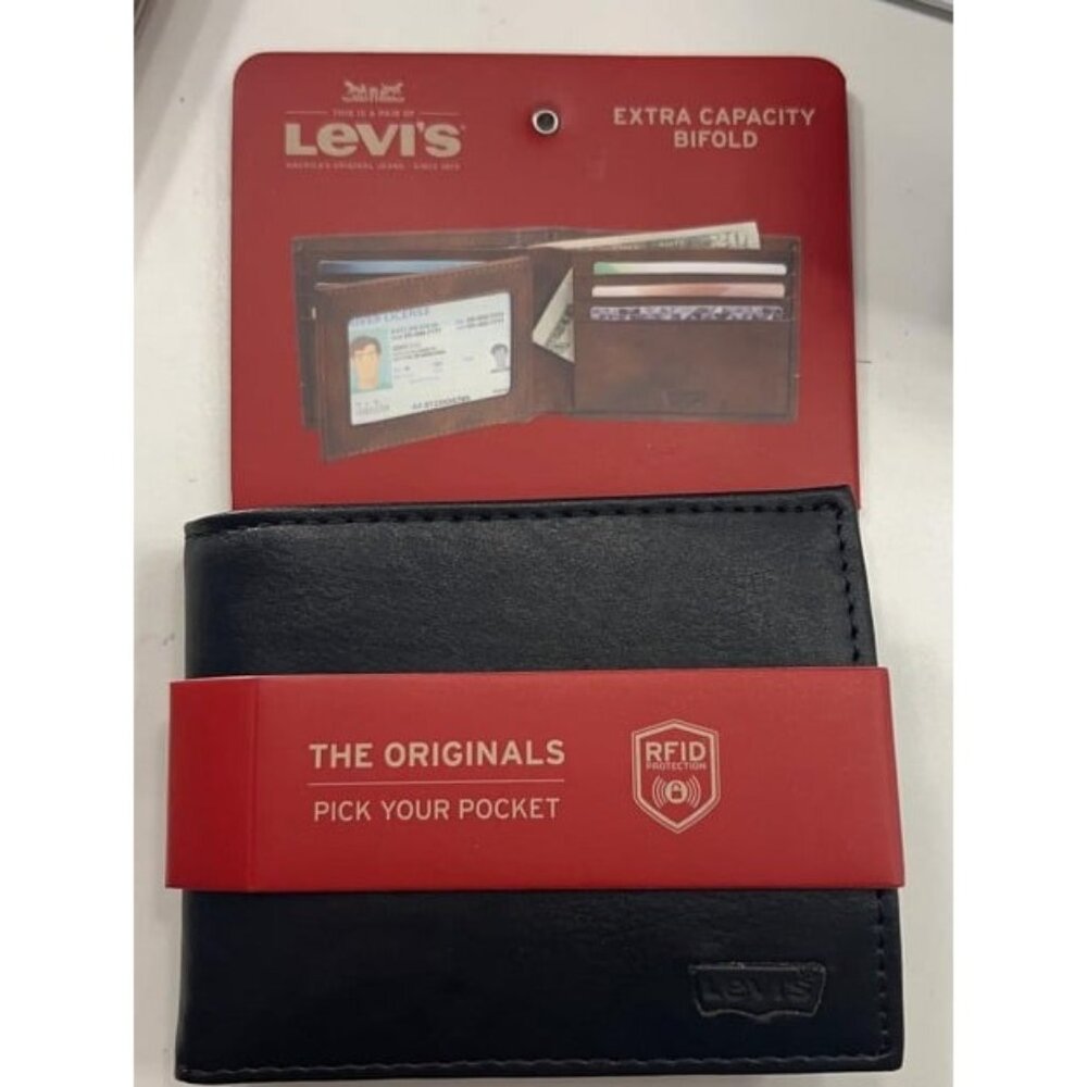 New Men's Extra Capacity Slimfold Wallet with Multiple Card Slots and ID Window